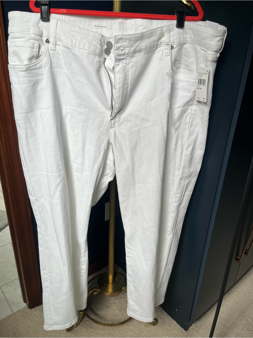 Kut from the Kloth White Denim Jeans-size 24w, NWT New with Tags